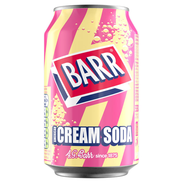 Barr Cream Soda Can 24 X 330 Ml Buybulk