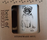 Best of Friend Pug Mug x 1