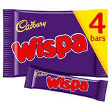 Cadbury Wispa Bar 4 Pack 11 X 4 X 25.5 gram