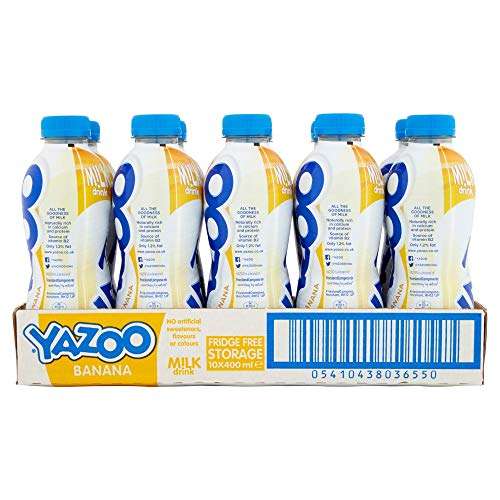 Yazoo Banana Flavour Milk Drink 10 x 400 ml BuyBulk