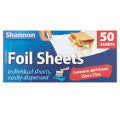 Shannon Pop Up Foil Sheets 1 x 50
