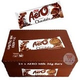 Aero Bubbly Bar Milk 24 x 36 gram