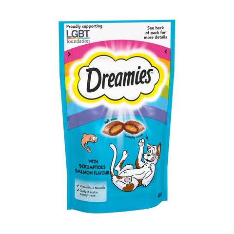 Dreamies Cat Treats Salmon 8 X 60 gram