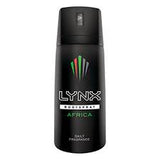 Lynx Body Spray Africa 6 x 150 ml
