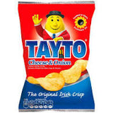 Tayto Cheese & Onion Crisps Large Sharing Bags 12 x 135 gram